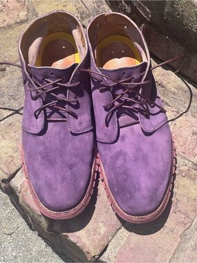Cole Haan Purple Suede Chukka Boots